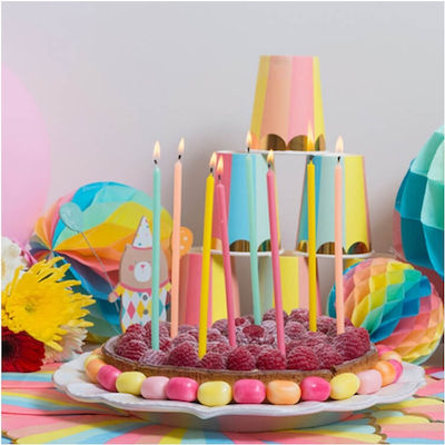 Birthday Candle in Yellow Color 10pcs 77587