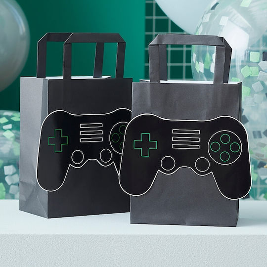 Ginger Ray Papier Tasche für Geschenke mit Motiv "Minecraft" Bunt 19x11.6cm. 5Stück