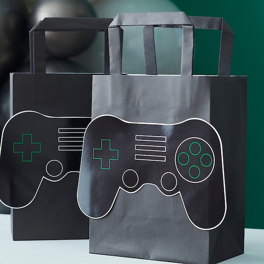 Ginger Ray Papier Tasche für Geschenke mit Motiv "Minecraft" Bunt 19x11.6cm. 5Stück