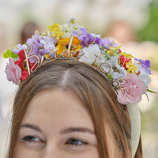 Ginger Ray "bride Party Headband with Theme "Marriage" from Metallic FLO-106