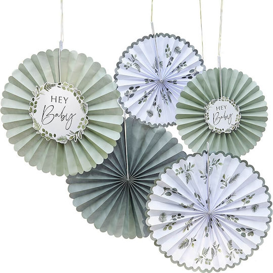 Ginger Ray Hanging Ornament for Party in White Color