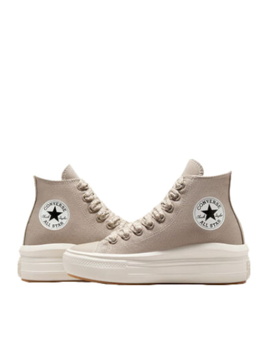 Chuck Taylor All Star Move Flatforms Boots Papyrus / Vintage White / Egret