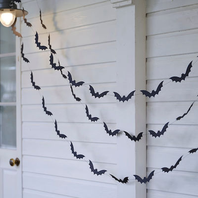 Ginger Ray Garland for Party Halloween in Black color