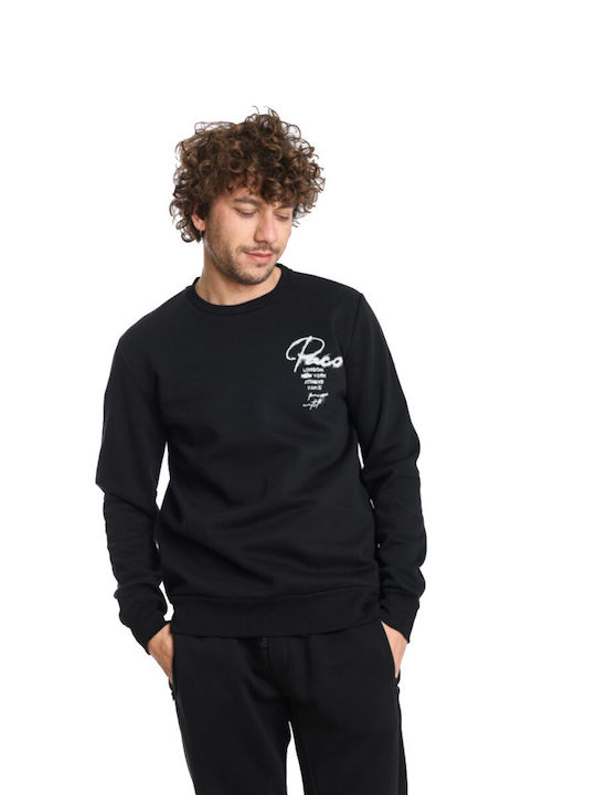 Paco & Co Herren Sweatshirt Black