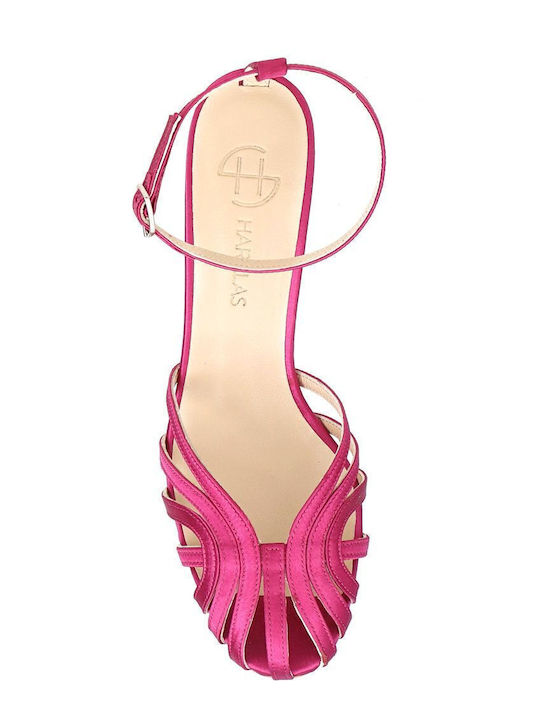 Fabric Sandals Fuchsia