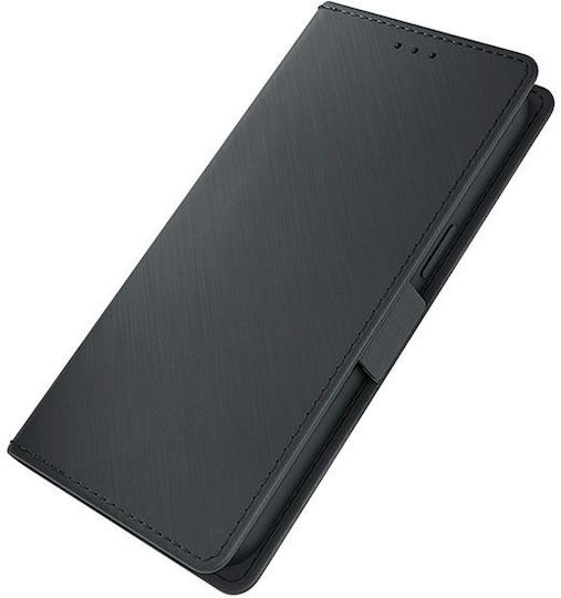 3MK Wallet Δερματίνης / Tempered Glass Μαύρο (Oppo Reno10)