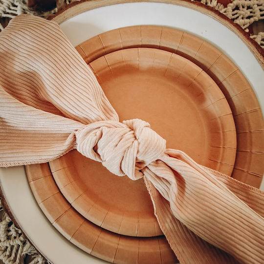 Kraft Plate for Party 12pcs