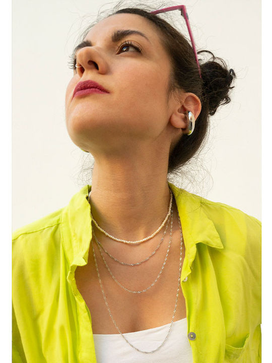 Impressive Chunky Ear Cuff Hammered Steel Earring