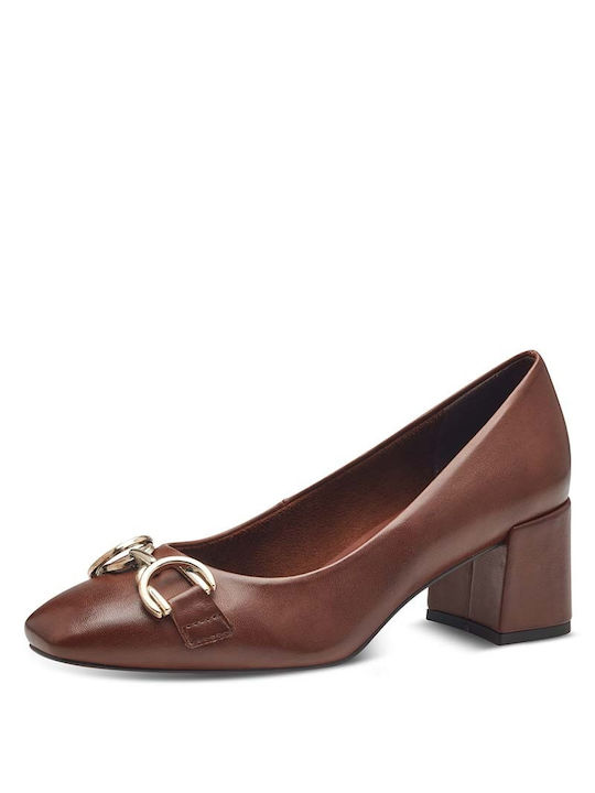 Marco Tozzi Tabac Brown Heels