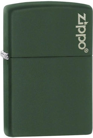 Zippo Brichetă Rezistentă La Vânt Cu Flacără Verde Mat Mat