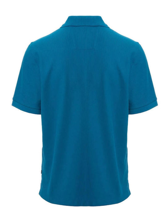 Polo Short Sleeve Blouse Petrol Blue