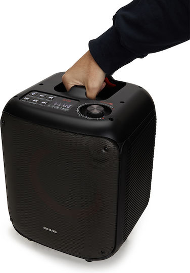 Aiwa Ηχείο Karaoke με Ασύρματο Μικρόφωνο και Εφέ Φωτισμού KBTUS-250 Μαύρο