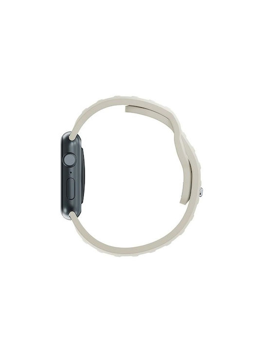 3MK Strap Silicone with Pin Beige (Apple Watch 44/45/46mm/Ultra 49mm)