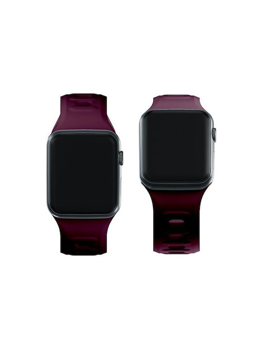 3MK Armband Silikon mit Pin Lila (Apple Watch 38/40/41/42mm)