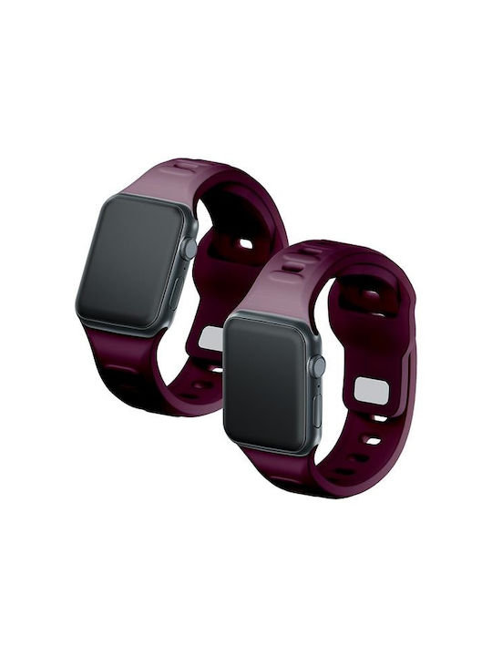 3MK Armband Silikon mit Pin Lila (Apple Watch 38/40/41/42mm)