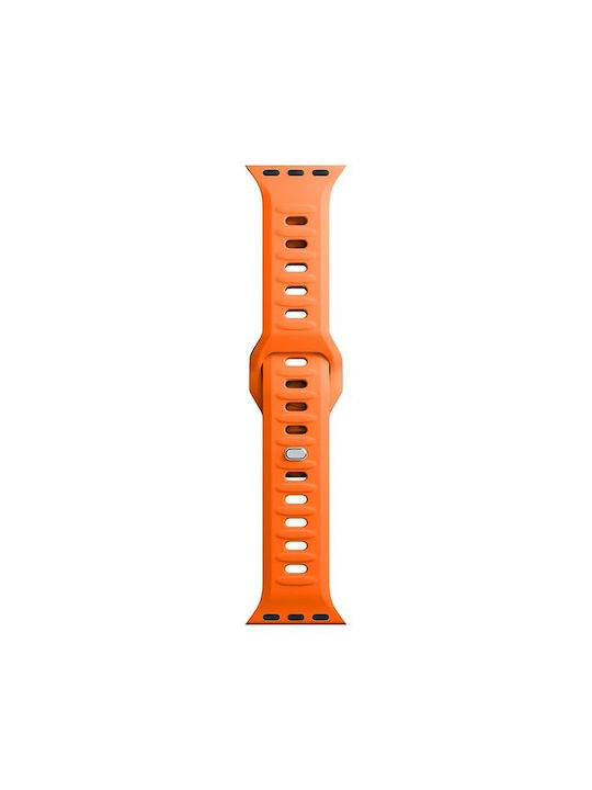 3MK Curea Silicon cu Pin Portocaliu (Apple Watch 38/40/41/42mm)