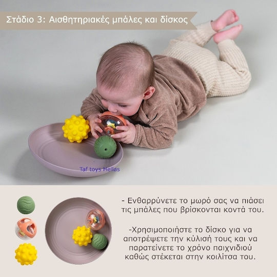 Taf Toys Jucărie pentru Bebeluși Tummy Time Essentials Kit cu Sunete pentru 0++ Luni