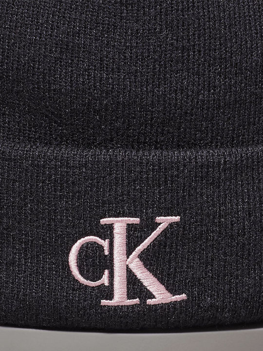 Beanie Ανδρικός Σκούφος Πλεκτός σε Μαύρο χρώμα