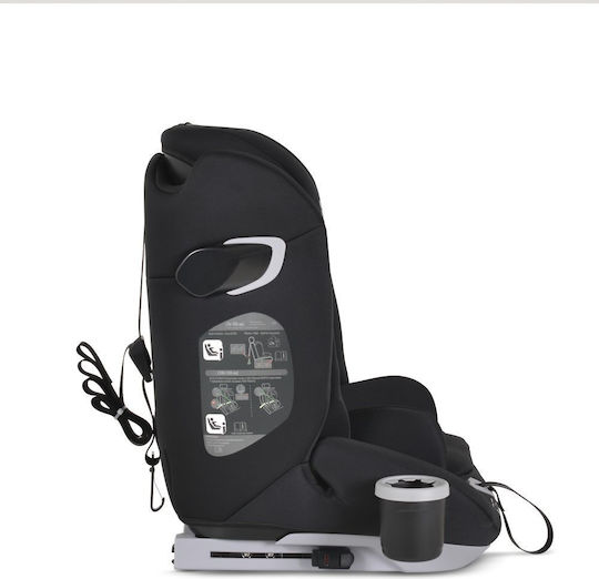 Cangaroo Force Детско Столче за Кола i-Размер с Isofix Черен 9-36 кг