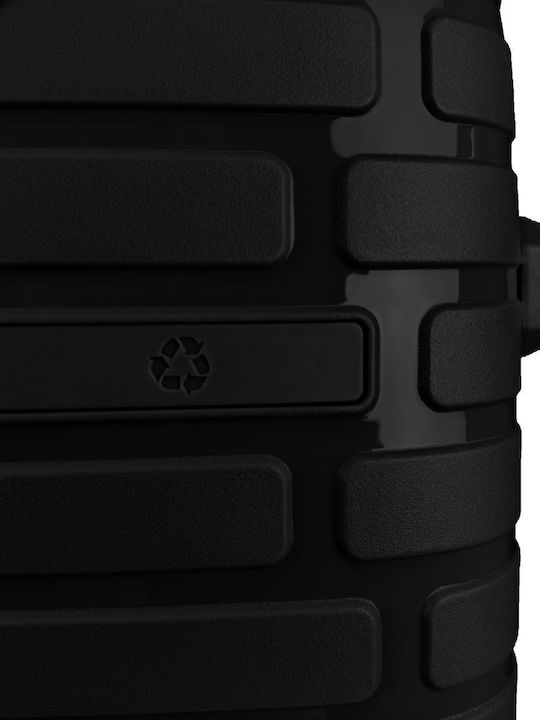 Bg Berlin Expandable Βαλίτσα Ταξιδίου Καμπίνας Σκληρή Black με 4 Ρόδες Ύψους 54εκ.