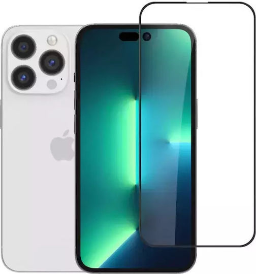 Uniq Full Face Tempered Glass Μαύρο (iPhone 14 Pro) NT-32-830