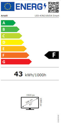 Arielli Smart TV 43" Full HD LED LED-43N218VDA (2024)