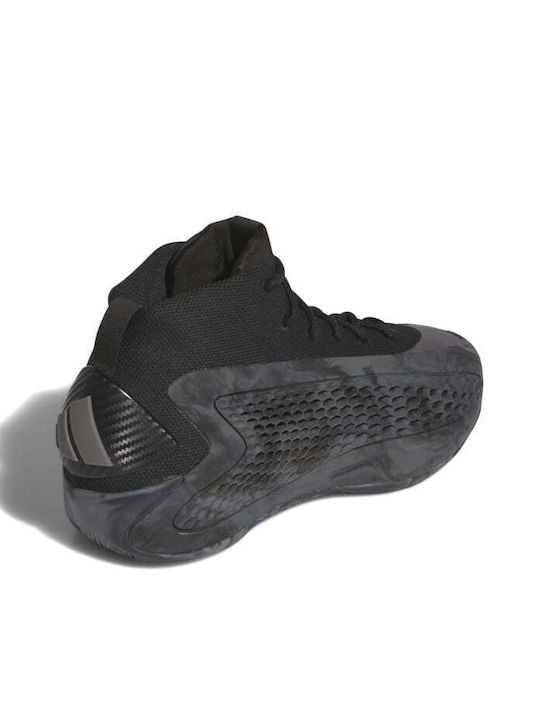 Anthony Edwards 1 Hoch Basketballschuhe Core Black / Charcoal / Carbon