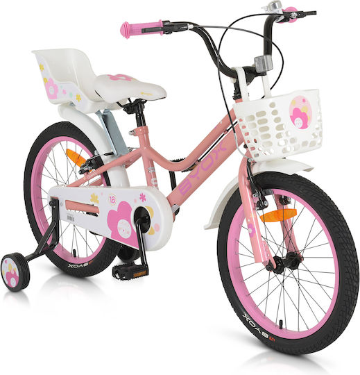 Byox Quincy 18" Kinderfahrrad BMX Rosa