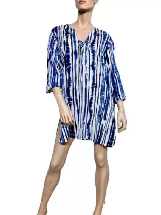 Platinum Fashion Women's Caftan Beachwear Blue