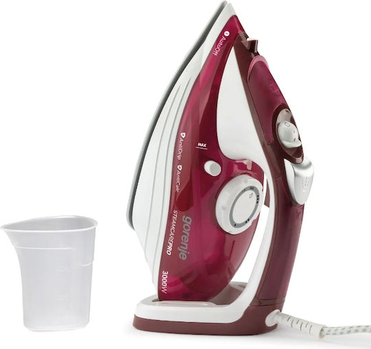 Pyramis 040055401 Steam Iron 3000W with Ceramic Plate and Continuous Steam Supply 40g/min