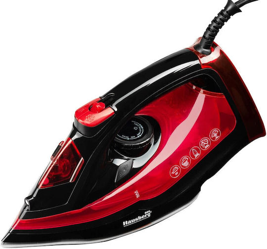 Hausberg Fier de Călcat cu Aburi 2600W cu Talpă Ceramică