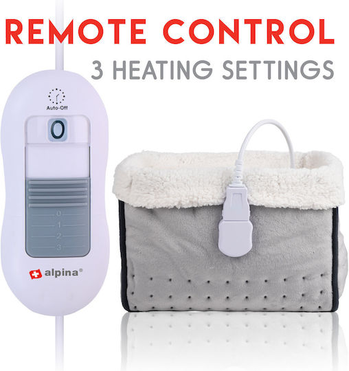 Alpina Appliances Feet Heating Pad Gray 30x30cm