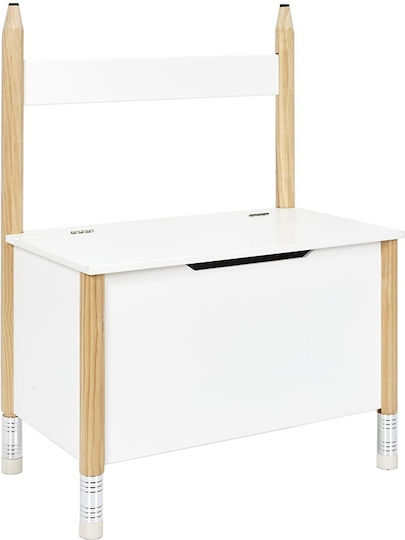 Детска Табуретка Бял 60x34x80бр