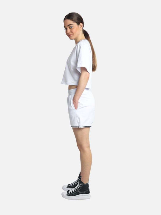 Women's Set with Shorts White