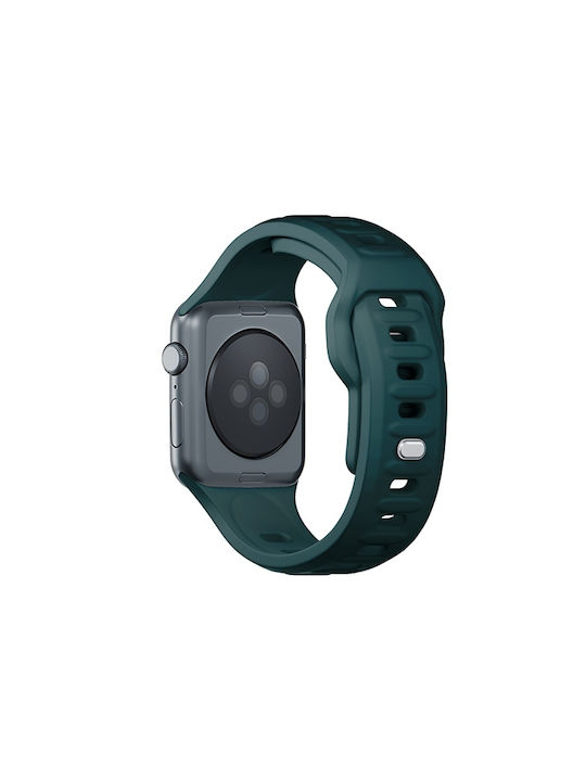 3MK Strap Silicone with Pin Green (Apple Watch 38/40/41/42mm)