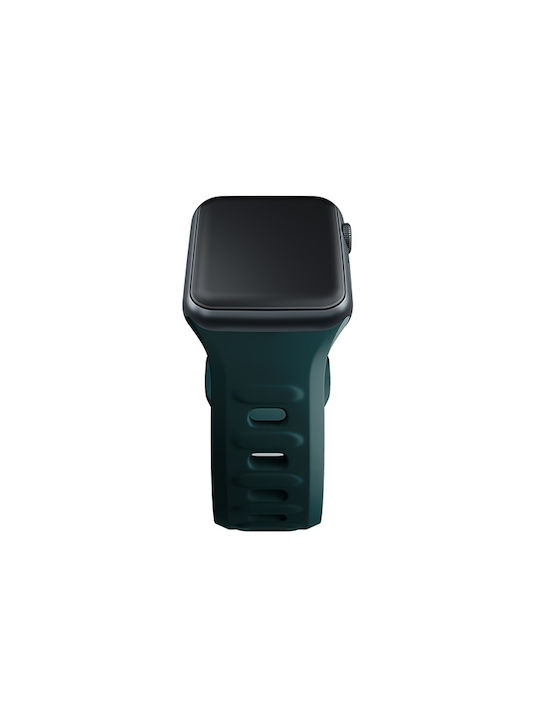 3MK Λουράκι Σιλικόνης με Pin Πράσινο (Apple Watch 44/45/46mm/Ultra 49mm)