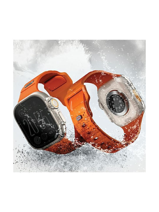 Uniq Armband Rostfreier Stahl mit Pin Grün (Apple Watch 44/45/46mm/Ultra 49mm)