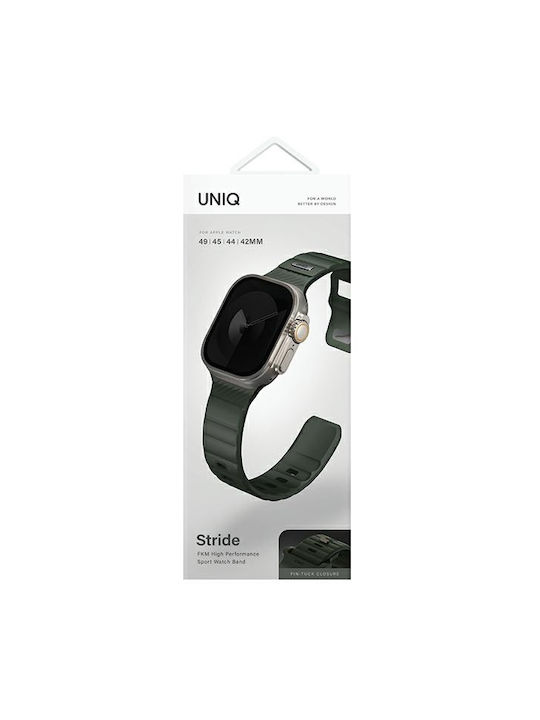 Uniq Armband Rostfreier Stahl mit Pin Grün (Apple Watch 44/45/46mm/Ultra 49mm)
