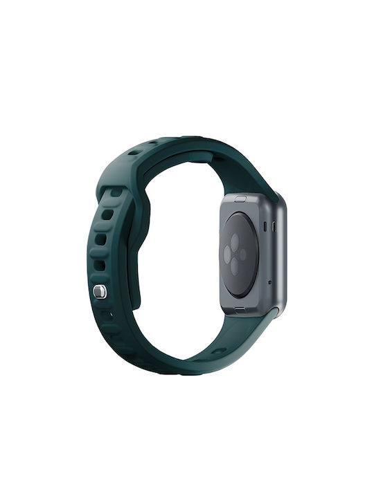 3MK Λουράκι Σιλικόνης με Pin Πράσινο (Apple Watch 44/45/46mm/Ultra 49mm)