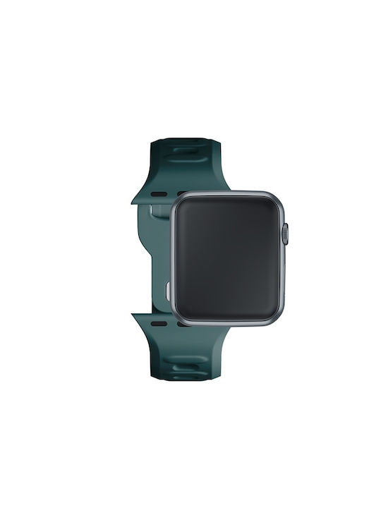 3MK Λουράκι Σιλικόνης με Pin Πράσινο (Apple Watch 44/45/46mm/Ultra 49mm)