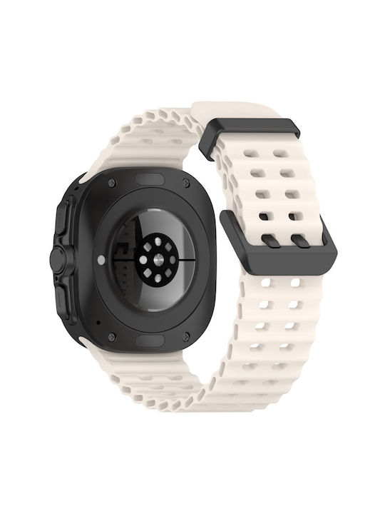 Tech-Protect IconBand Pro Curea Silicon Alb (Galaxy Watch Ultra)
