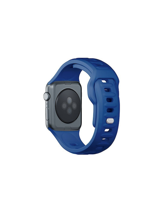 3MK Armband Silikon mit Pin Blau (Apple Watch 44/45/46mm/Ultra 49mm)