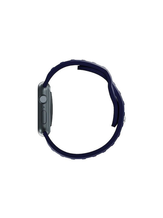 3MK Armband Silikon mit Pin Blau (Apple Watch 38/40/41/42mm)