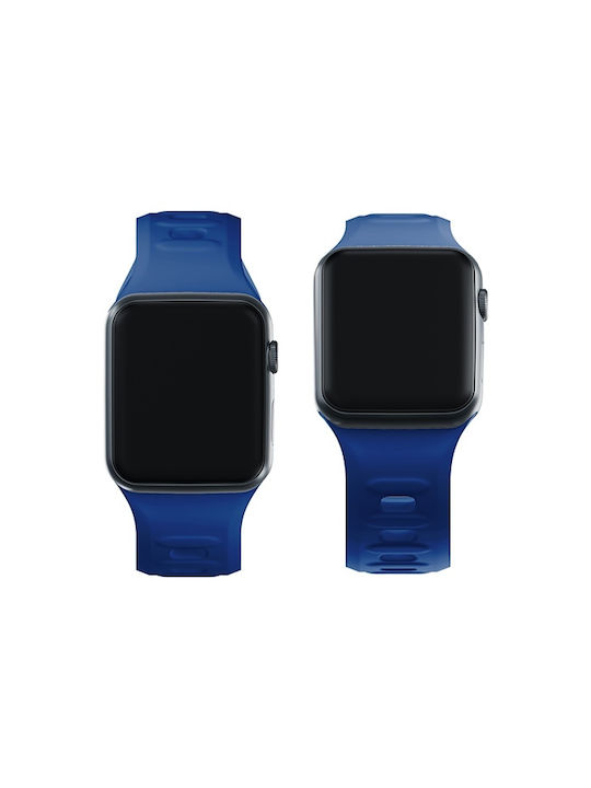 3MK Λουράκι Σιλικόνης Μπλε (Apple Watch 38/40/41mm)