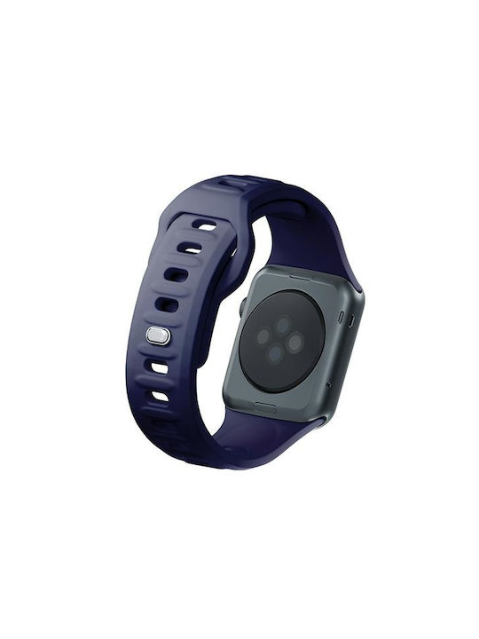 3MK Armband Silikon mit Pin Blau (Apple Watch 38/40/41/42mm)