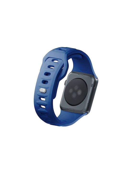 3MK Armband Silikon mit Pin Blau (Apple Watch 44/45/46mm/Ultra 49mm)