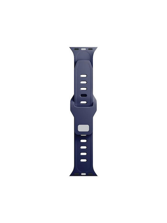 3MK Armband Silikon mit Pin Blau (Apple Watch 44/45/46mm/Ultra 49mm)