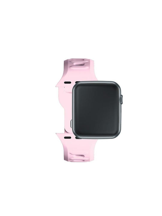 3MK Armband Silikon mit Pin Rosa (Apple Watch 38/40/41/42mm)