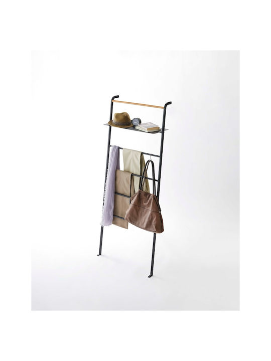 Yamazaki YMZK Floor Standing Bathroom Ladder with 6 Positions ​25x160cm Silver