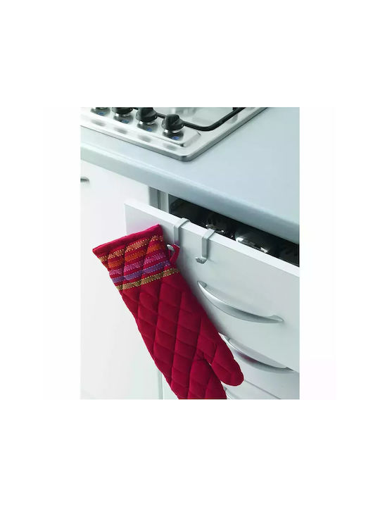 Metaltex 350602 Άγκιστρο Μπάνιου Διπλό ​6x4cm Ασημί